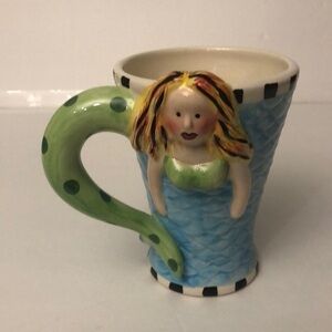 Essentials by Home Crab and Mermaid Oversize Coffee Mug